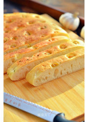 健康版的醇香面包----蒜香咸面包