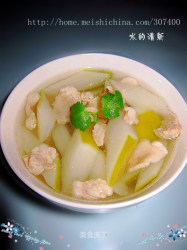 【十分钟快手菜】感冒食疗方-青萝卜肉片汤