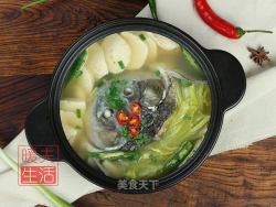 白菜豆腐鱼头汤