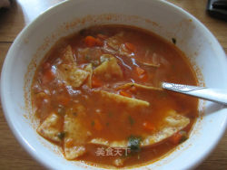 chicken tortilla soup（墨西哥风味玉米饼鸡肉汤）