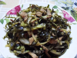 肉丝炒白菜海带——春季减肥菜