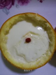 甜橙蒸蛋