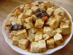 家常菜----西红柿香菇烧豆腐