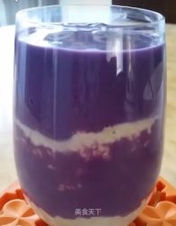 紫薯燕麦杯