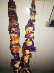 五花肉紫甘蓝烤串(电饼铛)