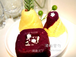 紫金山落雪--极致香浓的紫薯、山芋【双色芋泥】