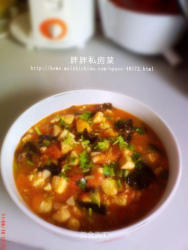 【鲁菜】--西红柿炒豆腐