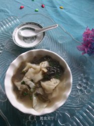 紫菜馄炖汤