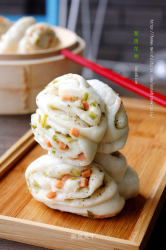 我们爱的中式面食-----葱香花卷