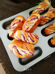 #信任之美#紫薯麻花小面包