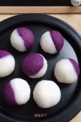 山药紫薯球