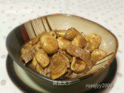 蚝油蘑菇牛肉