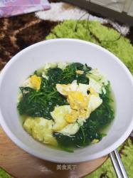 白花菜鸡蛋汤