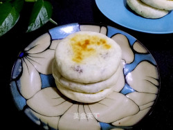 【东北】豆沙发面饼