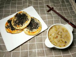 椒盐芝麻酥饼