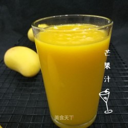 夏日饮品～芒果汁