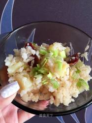土豆腊肠焖米饭