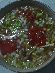 西红柿丝瓜汤