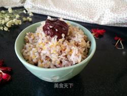 杂粮红枣米饭