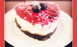 免烤蓝莓芝士蛋糕