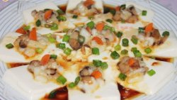 龙利香菇蒸豆腐～～春季美食