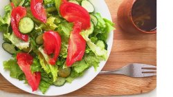 ｛健康早餐｝蔬菜沙拉（油醋汁）