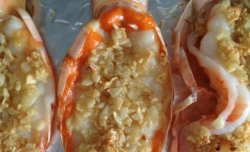 黄金蒜茸烤虾