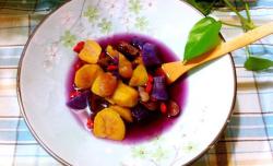紫薯红薯桂圆汤