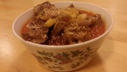 韩式土豆脊骨酱汤