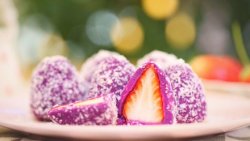 紫薯草莓大福  宝宝辅食食谱
