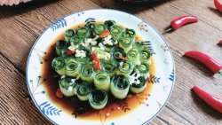 夏日开胃凉菜-响油黄瓜 简单易做快手菜