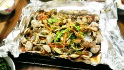 烤花蛤金针菇