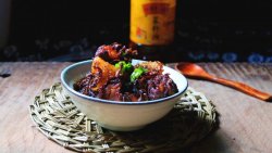 梅干菜粽子烧排骨#金龙鱼外婆乡小榨菜籽油，最强家乡菜#