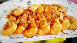 茄汁油焖大虾
