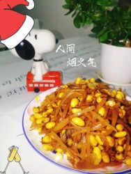芥菜丝炒黄豆