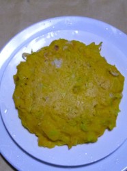 虾皮蔬菜玉米面饼