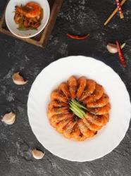 香菇豆豉干锅虾