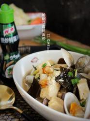 蛤蜊豆腐炖海带