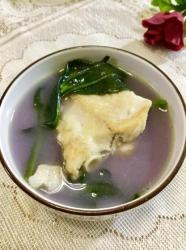 紫背菜鱼骨汤