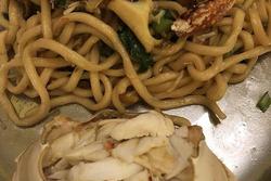 螃蟹鲍鱼炒面