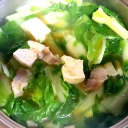 白菜咸肉炖豆腐