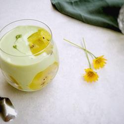 奇异果抹茶酸奶杯