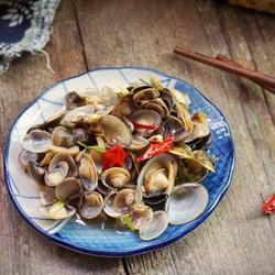 梅汁炒蛤