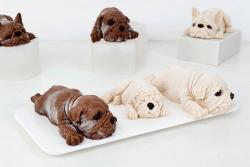 嗨焙食谱|刷屏朋友圈的3D狗狗慕斯蛋糕