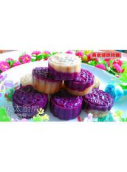双色紫薯糯米糍