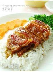 照烧鸡腿饭