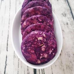 天寒霜露重,紫薯饼正甜