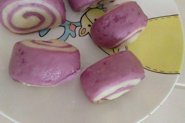 紫薯奶香馒头