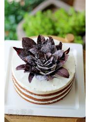 树叶蛋糕