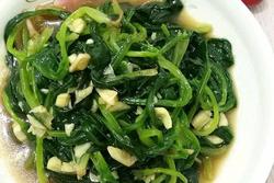 凉拌菠菜